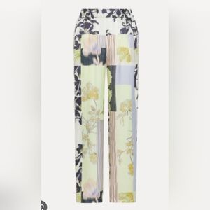 Forte Forte Secret Garden Print Viscose Silk Twill Pants.